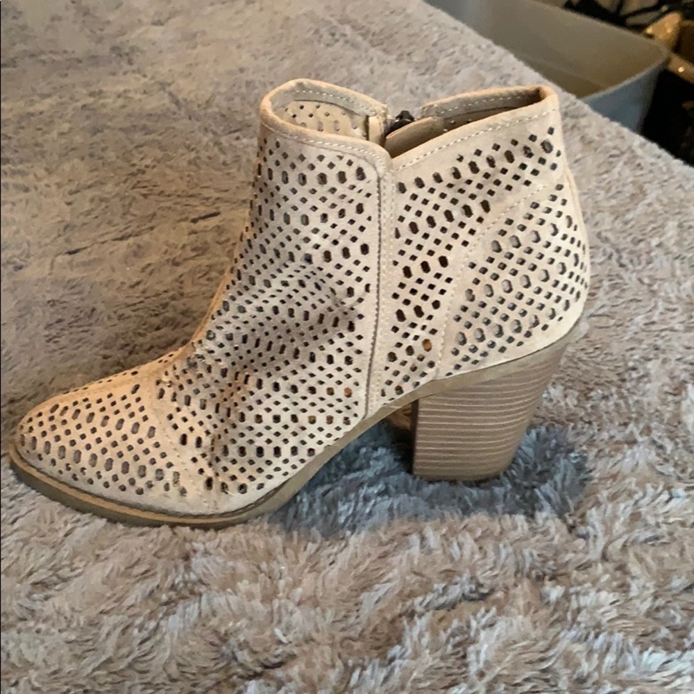 Tan bootie